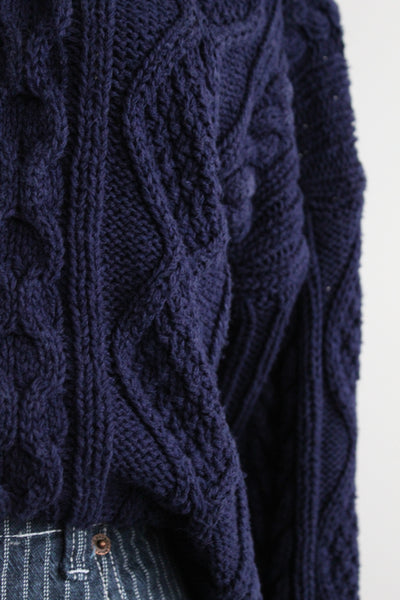 silk fisherman sweater