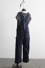 indigo denim overalls (m/l)