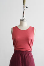 wisteria silk & cotton tank (s)
