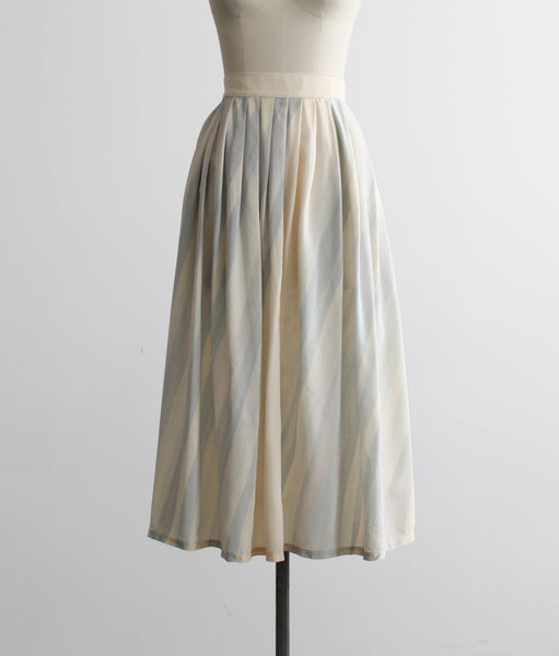 cumulus silk midi skirt