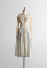 cumulus silk midi skirt