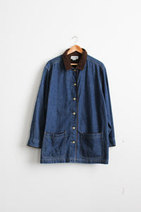 nantucket denim chore coat