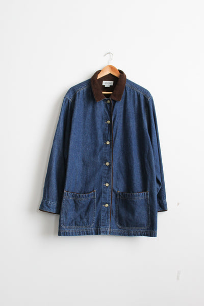 nantucket denim chore coat