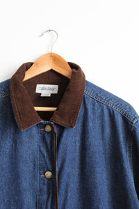 nantucket denim chore coat