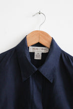 nightingale silk button up (m)