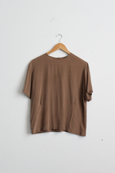 fawn silk tee