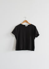 ash black cotton tee