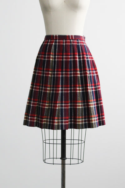 all apologies pleated mini skirt