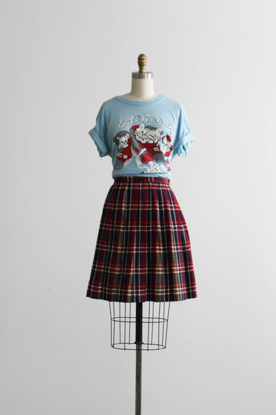 all apologies pleated mini skirt