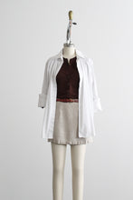 sandstone linen skort