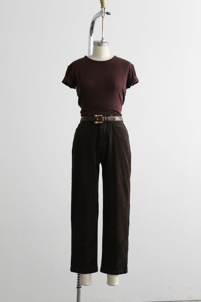 cardamom plaid corduroy trousers
