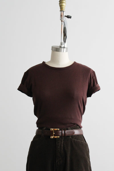 walnutshell cotton tee