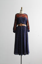 autumn leaves day dress