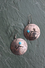 sterling landsape earrings