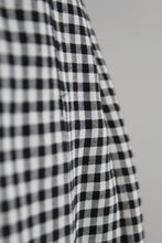 gingham summer skirt