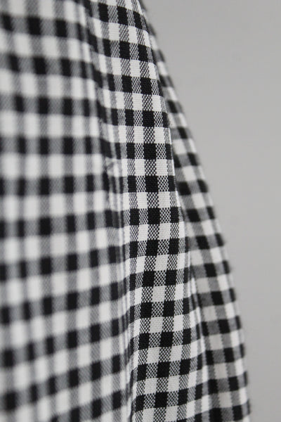 gingham summer skirt