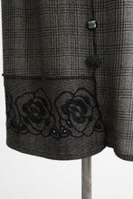 salt and pepper maxi skirt