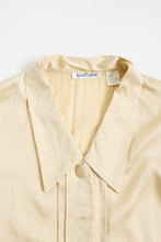SILK butter yellow button up