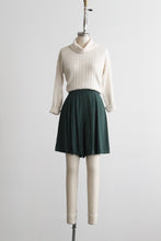 eggshell angora cropped sweater