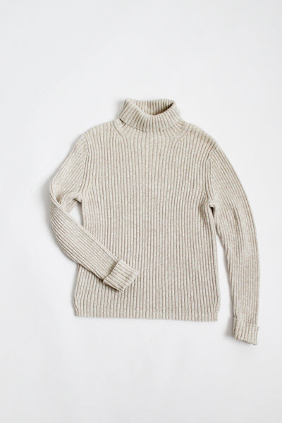 COTTON oatmilk turtleneck