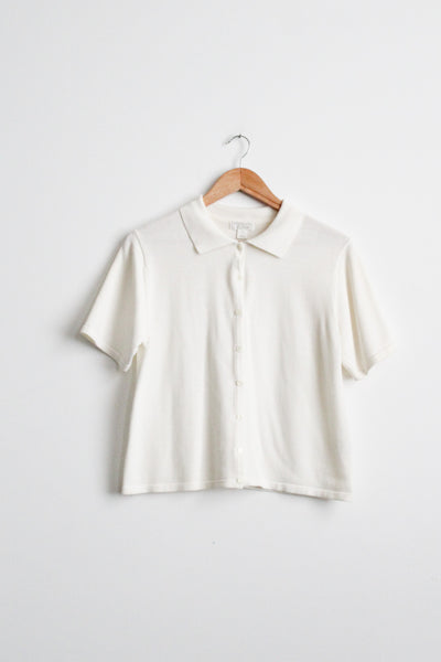 bone collared button up