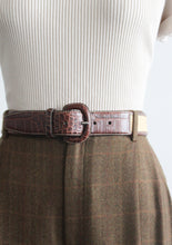 safari leather belt