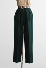 evergreen wool trousers