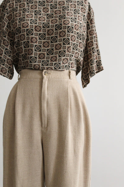 sand dune woven trousers