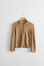 cashmere button up (s)