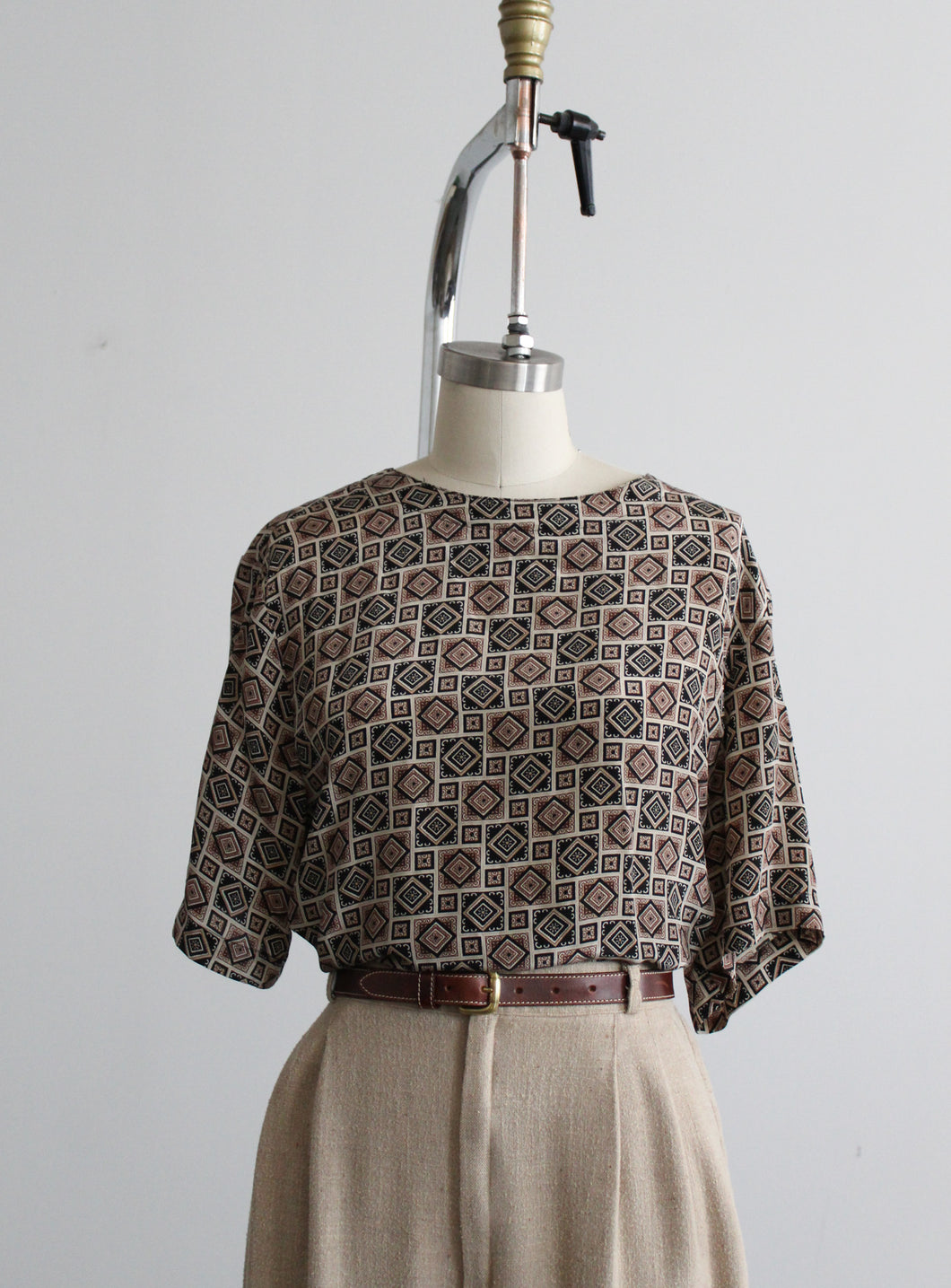 foulard silk tee