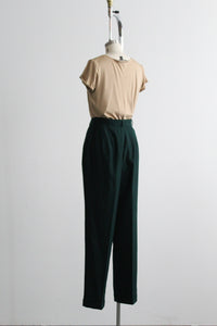 evergreen wool trousers