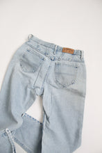 COTTON distressed jeans