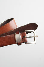horseshoe leather belt