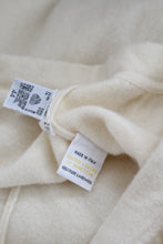 eggshell lambswool trousers