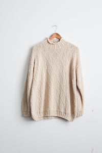 slouchy parchment pullover