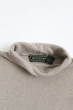 COTTON oatmilk mock turtleneck