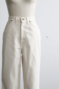 relaxed eggshell jeans