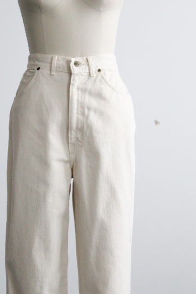 relaxed eggshell jeans