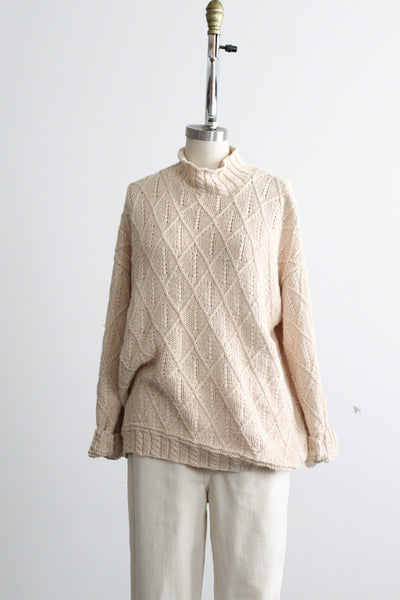 slouchy parchment pullover