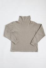 COTTON oatmilk mock turtleneck