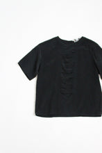 SILK ash black tee