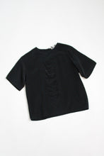 SILK ash black tee