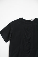 SILK ash black tee
