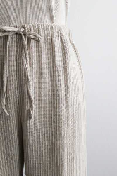rockland wide leg striped lounge trousers