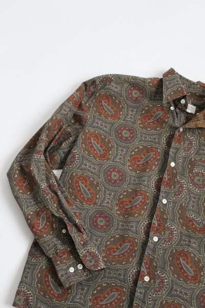 COTTON paisley overshirt