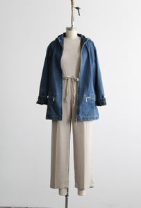 rockland wide leg striped lounge trousers