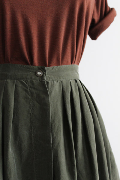 savannah silk skirt