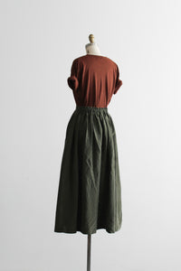 savannah silk skirt