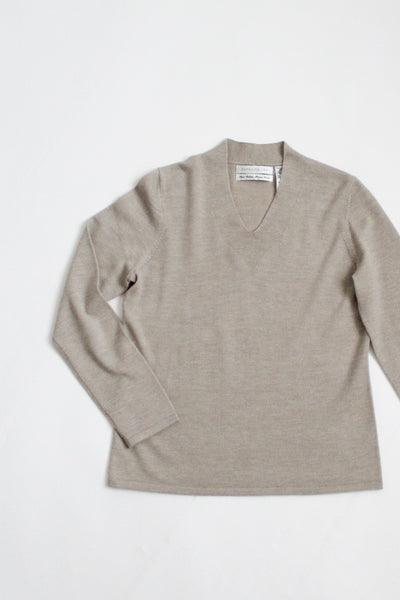 WOOL oatmilk pullover