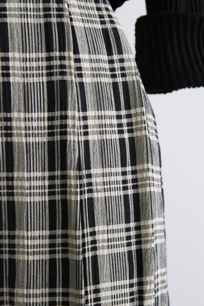 emma plaid trousers